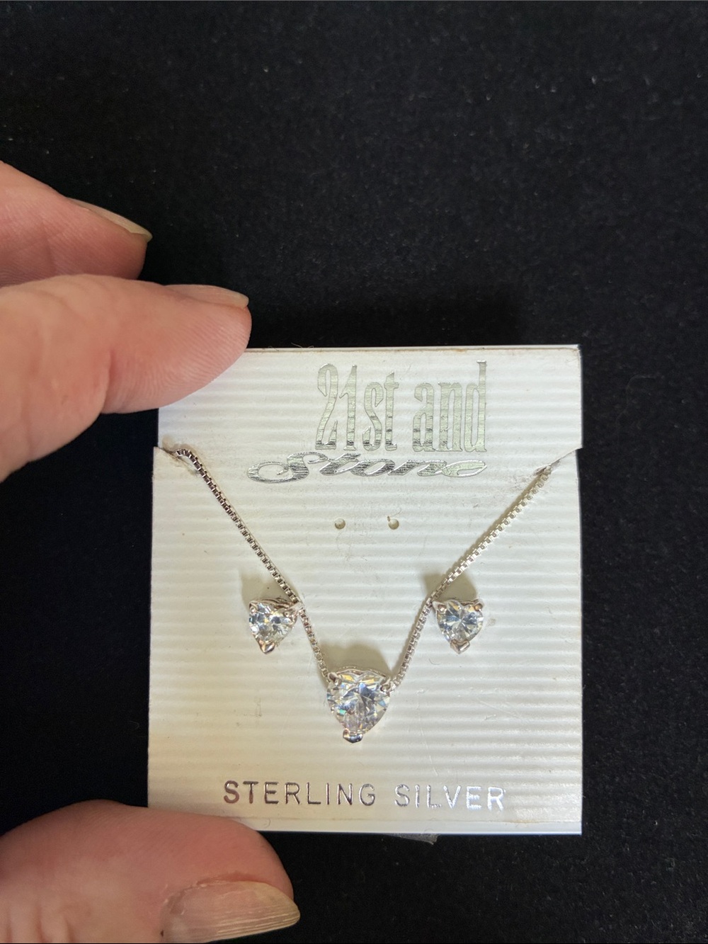21st and Stone 3 piece sterling silver set